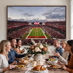 Florida Tampa Raymond James Stadium Wall Art Canvas Print