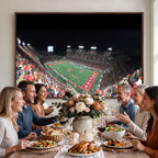 Houston Cougars Football Team Print, Houston TDECU Stadium