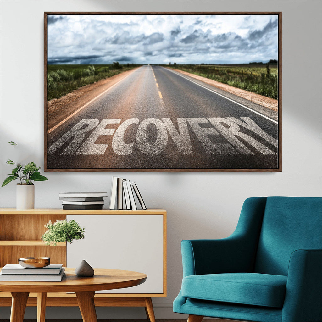 Recovery Road Wall Art Canvas Print