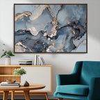 Multipanel Marble Fluid Effect Wall Art Abstract Canvas Wall Art Print