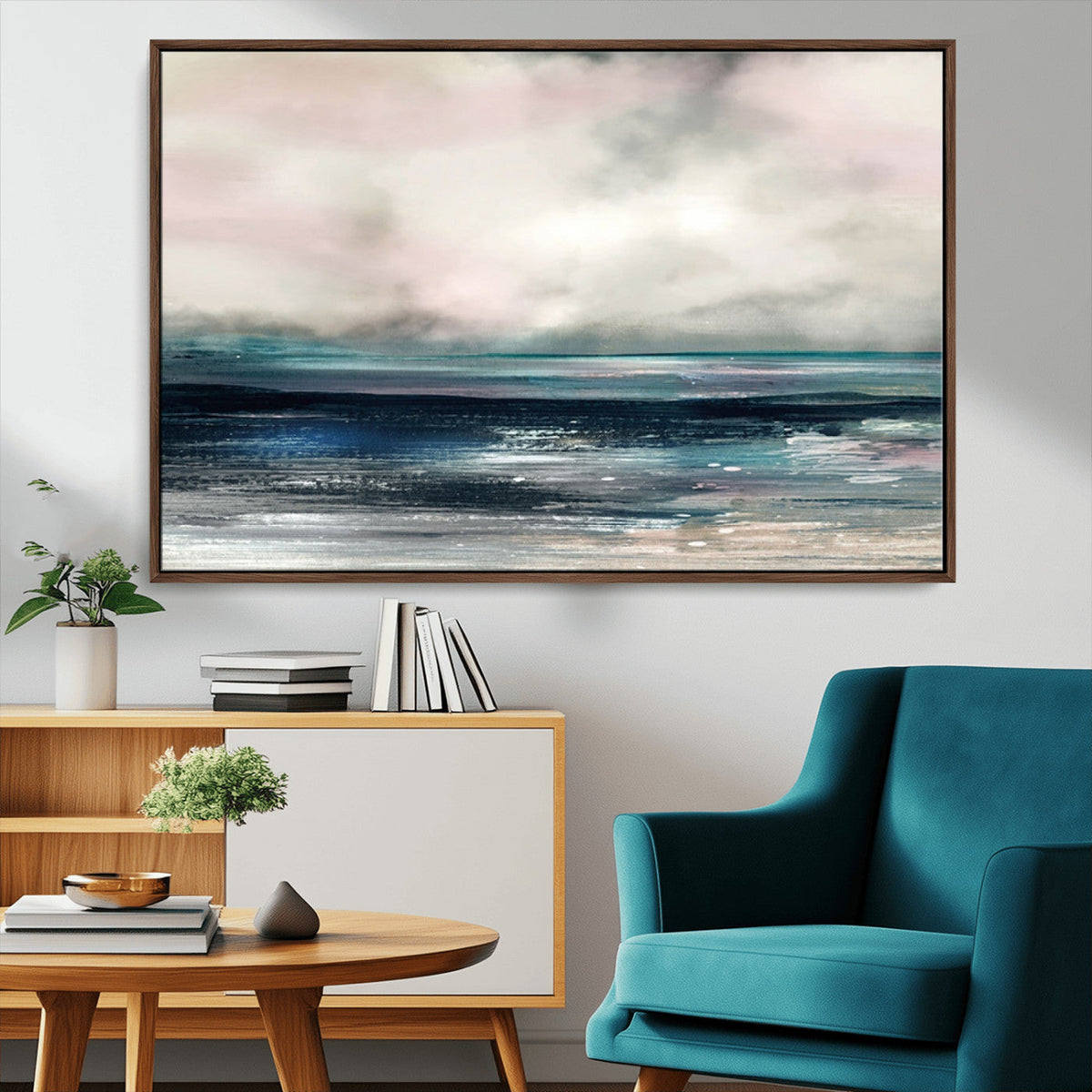 Contemporary Abstract Wall Art Canvas Print