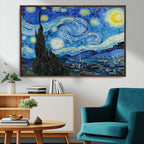 Vincent Van Gogh The Starry Night Abstract Wall Art Canvas Print