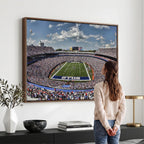 Buffalo Bills Highmark Stadium Wall Art Canvas Print, Bills Game Day Decor