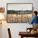 Rustic Field Landscape Wall Art Print, Giclee Canvas Wall Art