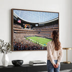 Chicago Bears Soldiers Field Wall Art Canvas Print, Framed and Ready to Hang