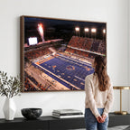 Boise State Broncos Albertsons Stadium Wall Art Canvas Print