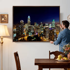 Atlanta Skyline Wall Art Canvas Print | Modern Cityscape