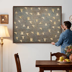 Abstract Birds Wall Art Canvas Print