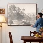 Van Poelenburch Landscape Canvas Wall Art | Dutch Golden Age