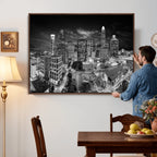 Charlotte Skyline Canvas Wall Art Print | North Carolina Cityscape