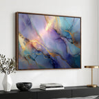 Colorful Abstract Canvas Wall Art Print, Vibrant Popup Color Art Print