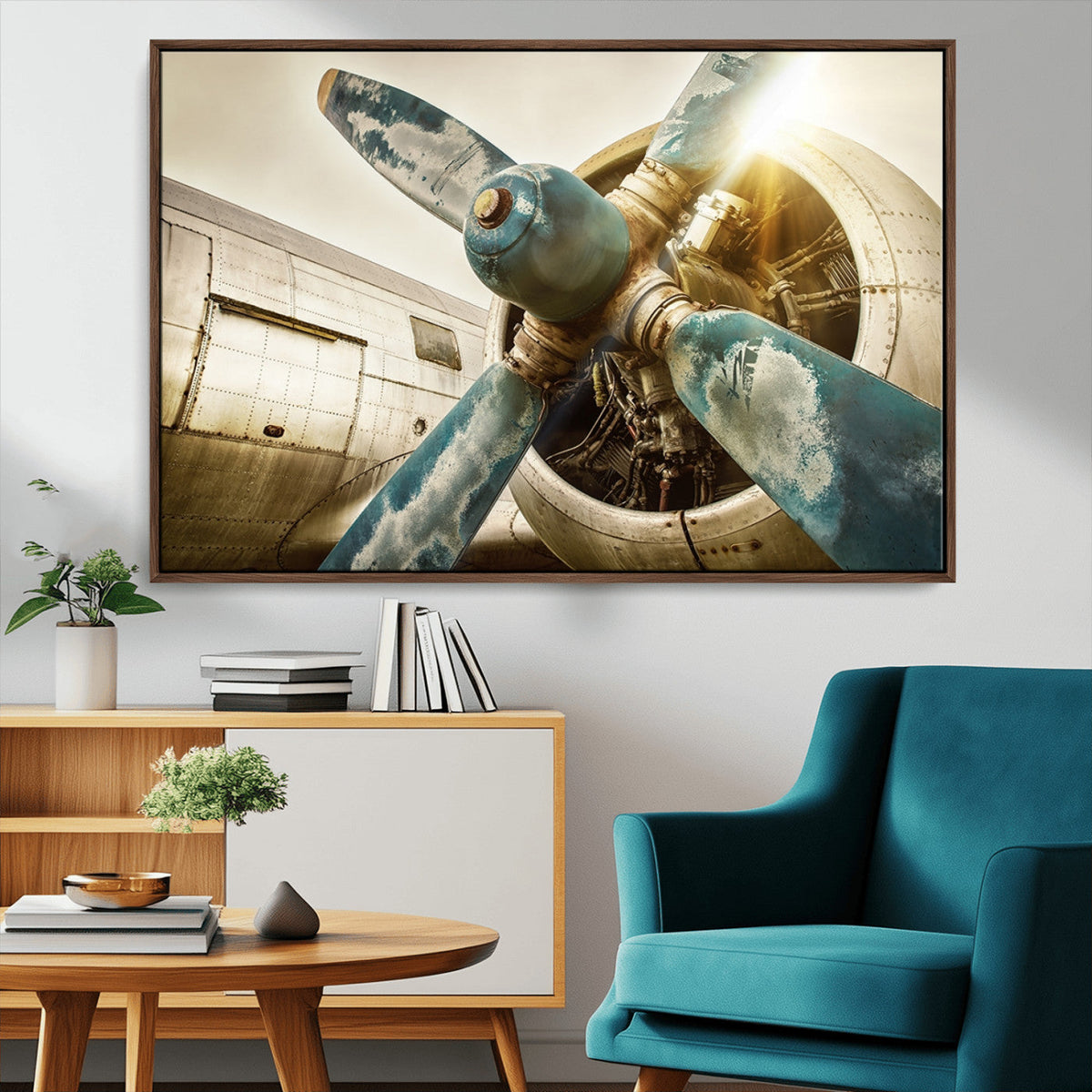 Vintage Airplane Canvas Print