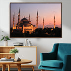 Wall Art Turkey Istanbul Skyline Canvas Print