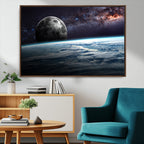 Space and Planet Canvas Print