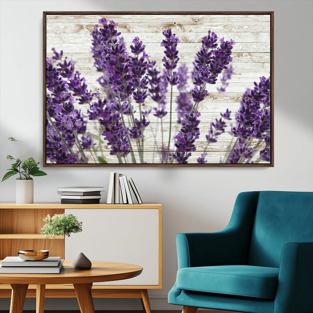 Lavender Herb Wall Art Canvas Print