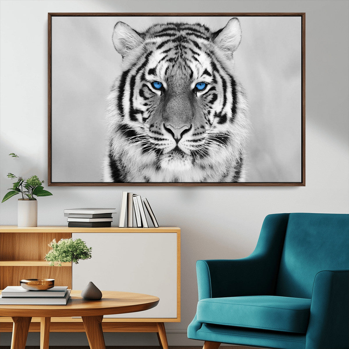 Tiger Canvas Artwork Wall Art Print