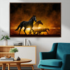 Horse Wall Art Canvas Print, Multi Panel Animal Canvas Print