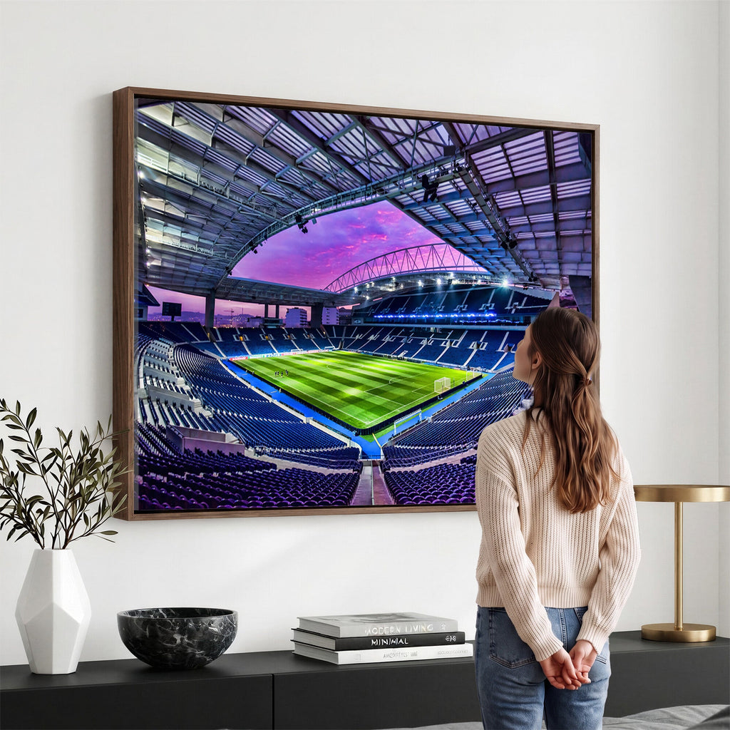 FC Porto Soccer Team Print Canvas, Dragon Stadium Wall Art