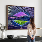 FC Porto Soccer Team Print Canvas, Dragon Stadium Wall Art