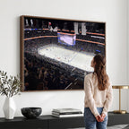 Amalie Arena Florida Wall Art Canvas Print, NHL Hockey, Framed and Ready to Hang