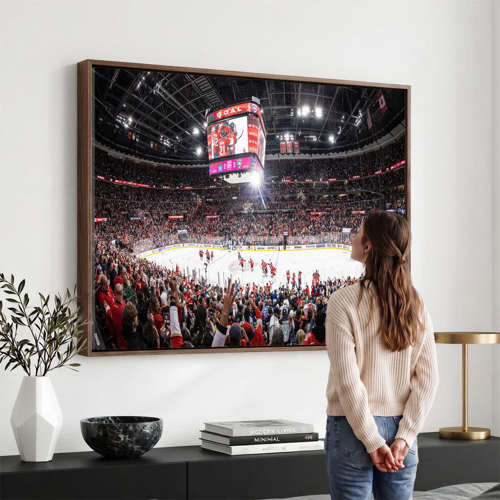 Amerant Bank Arena Wall Art Canvas Print, Hockey Arena