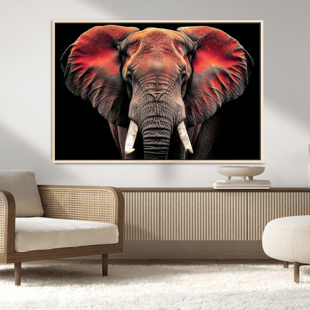 Elephant Wall Art Canvas Print