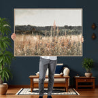 Rustic Field Landscape Wall Art Print, Giclee Canvas Wall Art