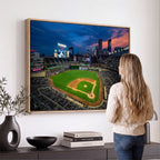 Target Field Wall Art Canvas Print, Baseball Stadium
