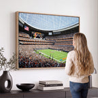 Chicago Bears Soldiers Field Wall Art Canvas Print, Framed and Ready to Hang