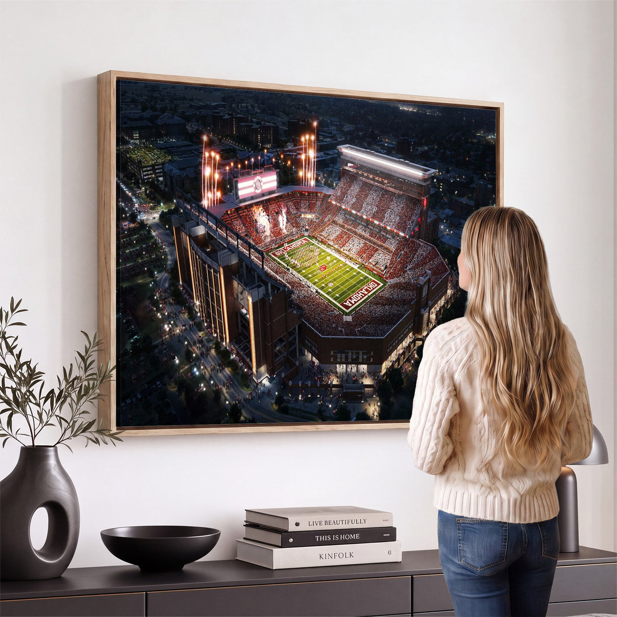 Oklahoma Memorial Stadium, Gaylord Memorial Stadium Wall Art