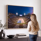 Oklahoma Sooners Memorial Stadium Wall Art Canvas Print