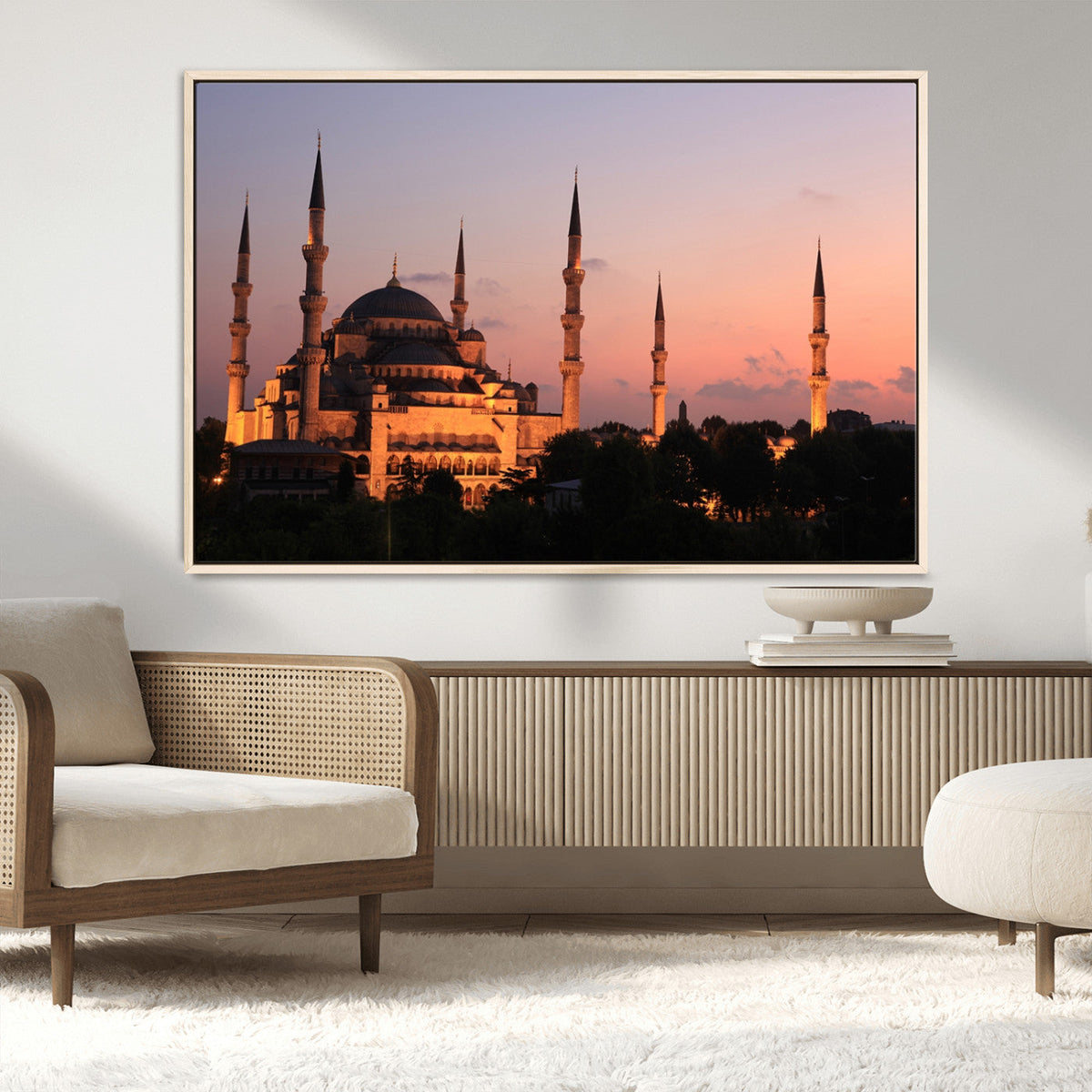 Wall Art Turkey Istanbul Skyline Canvas Print