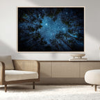 Forest and Stars Wall Art Canvas Print