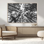 Trees Contemporary Art Canvas Print