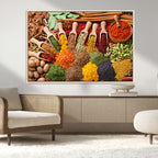 Spices Kitchen Wall Art Canvas Print