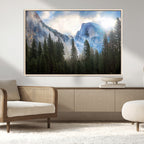 Half Dome Yosemite California Wall Art Canvas Print El Capitan