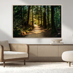 Natural Landscape Wall Art Relaxing Forest Canvas Print