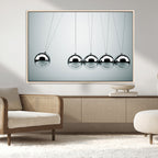 Newton's Cradle Wall Art Canvas Print | Framed Newton Cradle Wall Art
