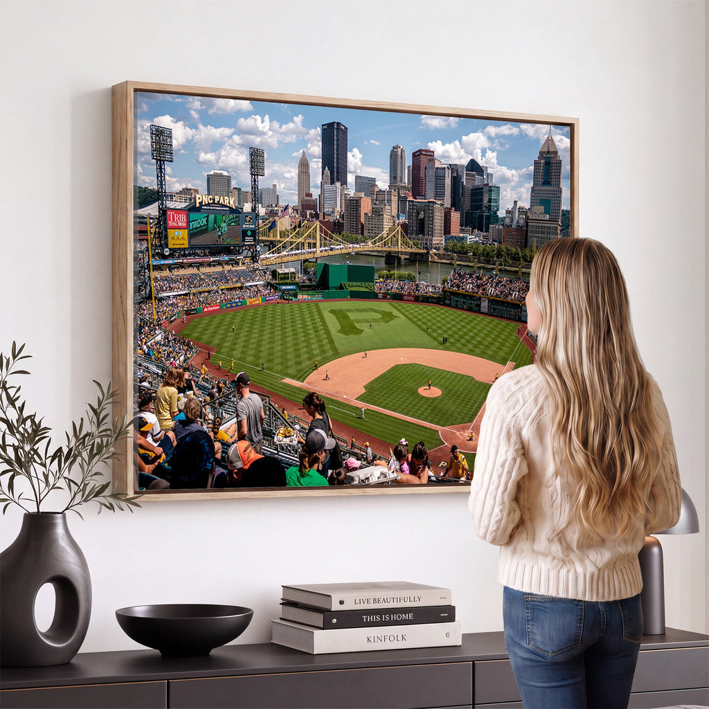 Pittsburgh Pirates Baseball Team Print, PNC Park Stadium