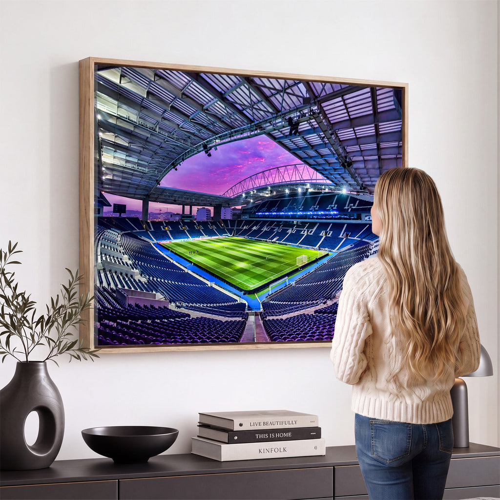 FC Porto Soccer Team Print Canvas, Dragon Stadium Wall Art