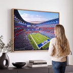 Buffalo Bills Football Team Print Canvas, Buffalo Highmark Stadium