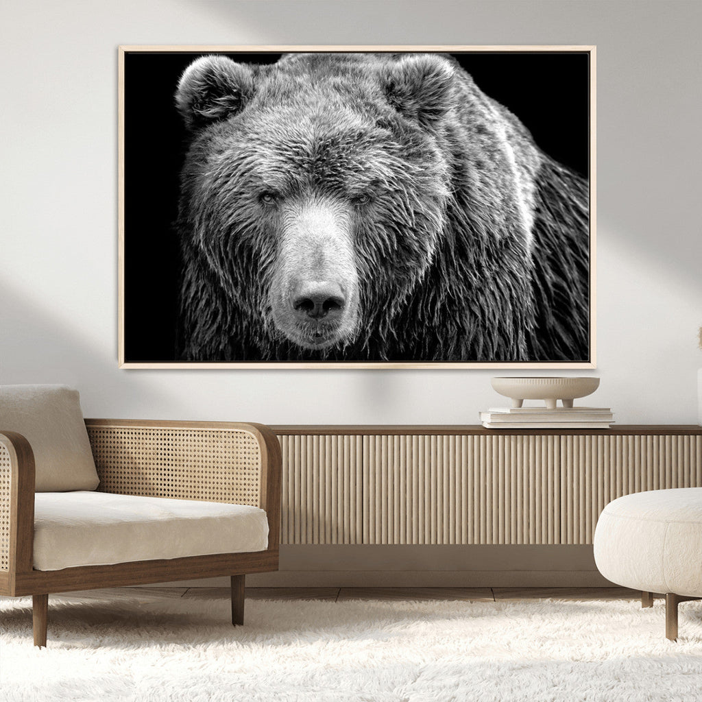 399 Grizzly Bear Canvas Print, Ready to Hang Wall Art