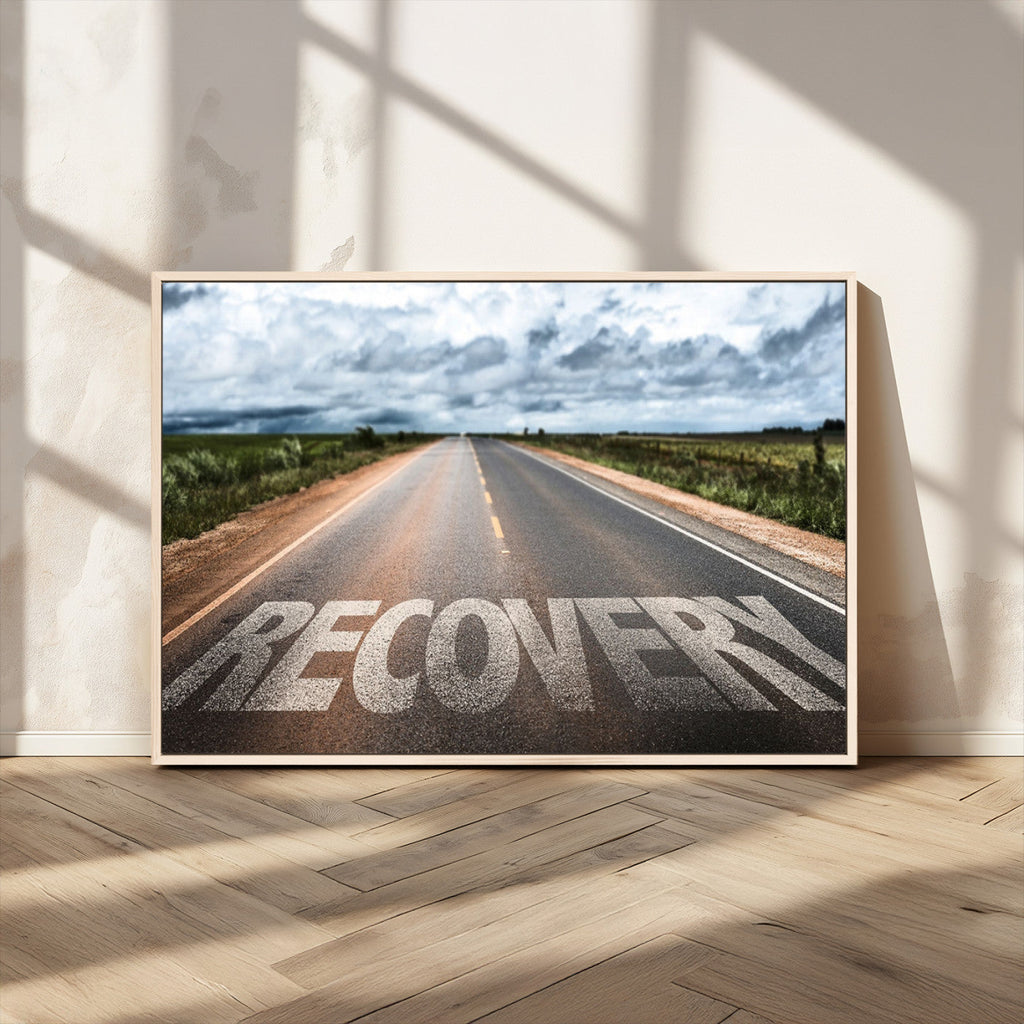 Recovery Road Wall Art Canvas Print