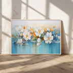 Abstract Flower Wall Art Canvas Print