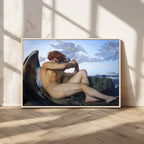 Fallen Angel Wall Art Canvas Print, Alexandre Cabanel Classic Art Reproduction