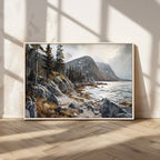 Serene Coastal View of Acadia National Park