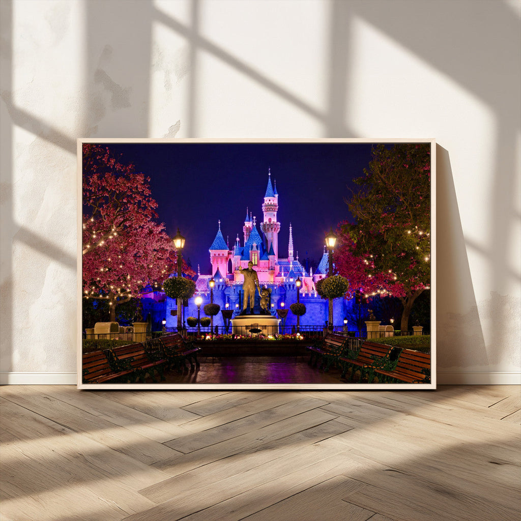Disney Castle Wall Art | Framed Magic Kingdom Canvas