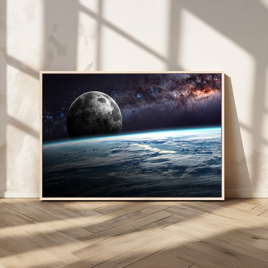Space and Planet Canvas Print