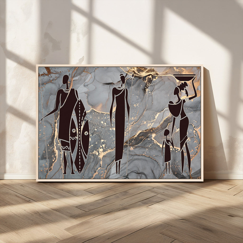 African American Wall Art | Elegant African Women Canvas Print