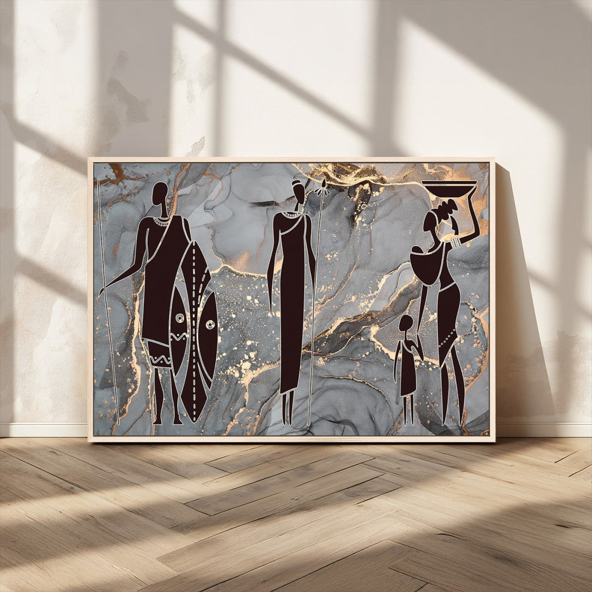 African American Wall Art | Elegant African Women Canvas Print